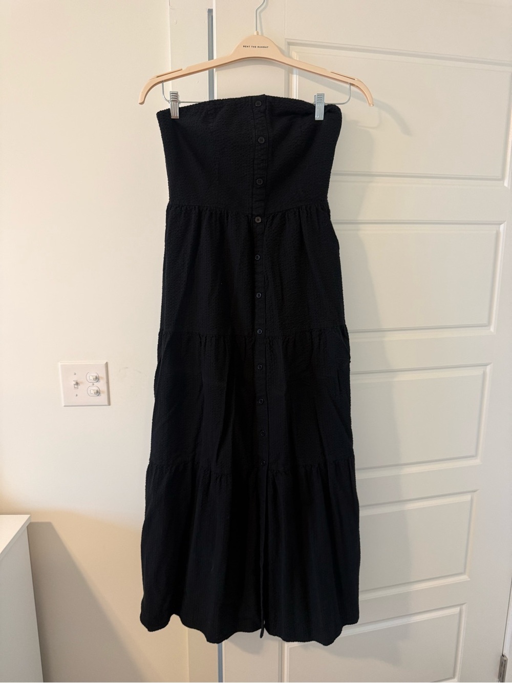 Loft Strapless Black Maxi Dress - Classic Women’s Summer Dress